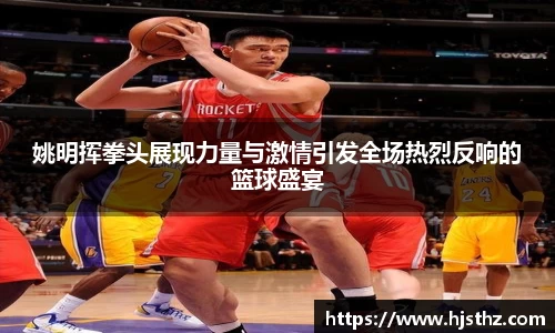 姚明挥拳头展现力量与激情引发全场热烈反响的篮球盛宴